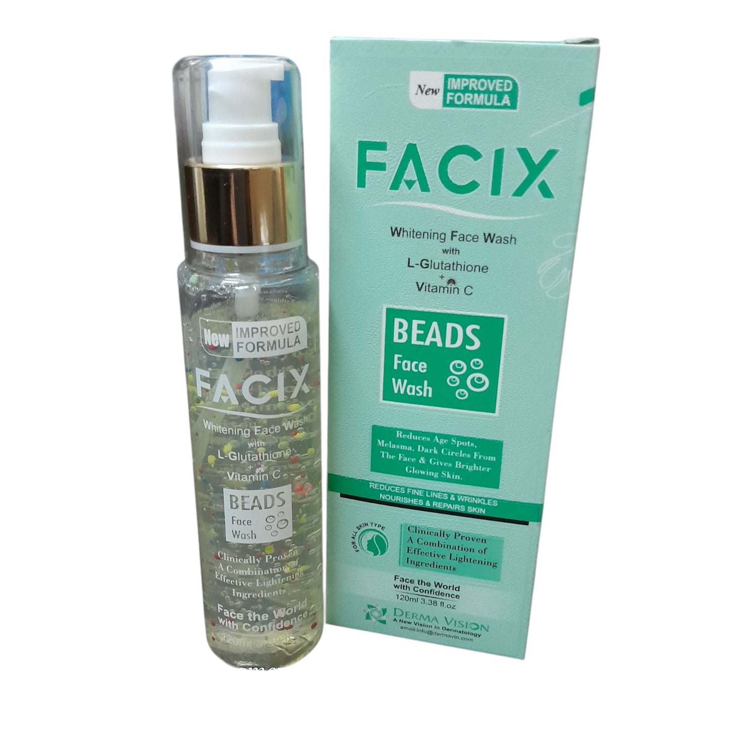 FACIX BEADS WHITENING FACE WASH