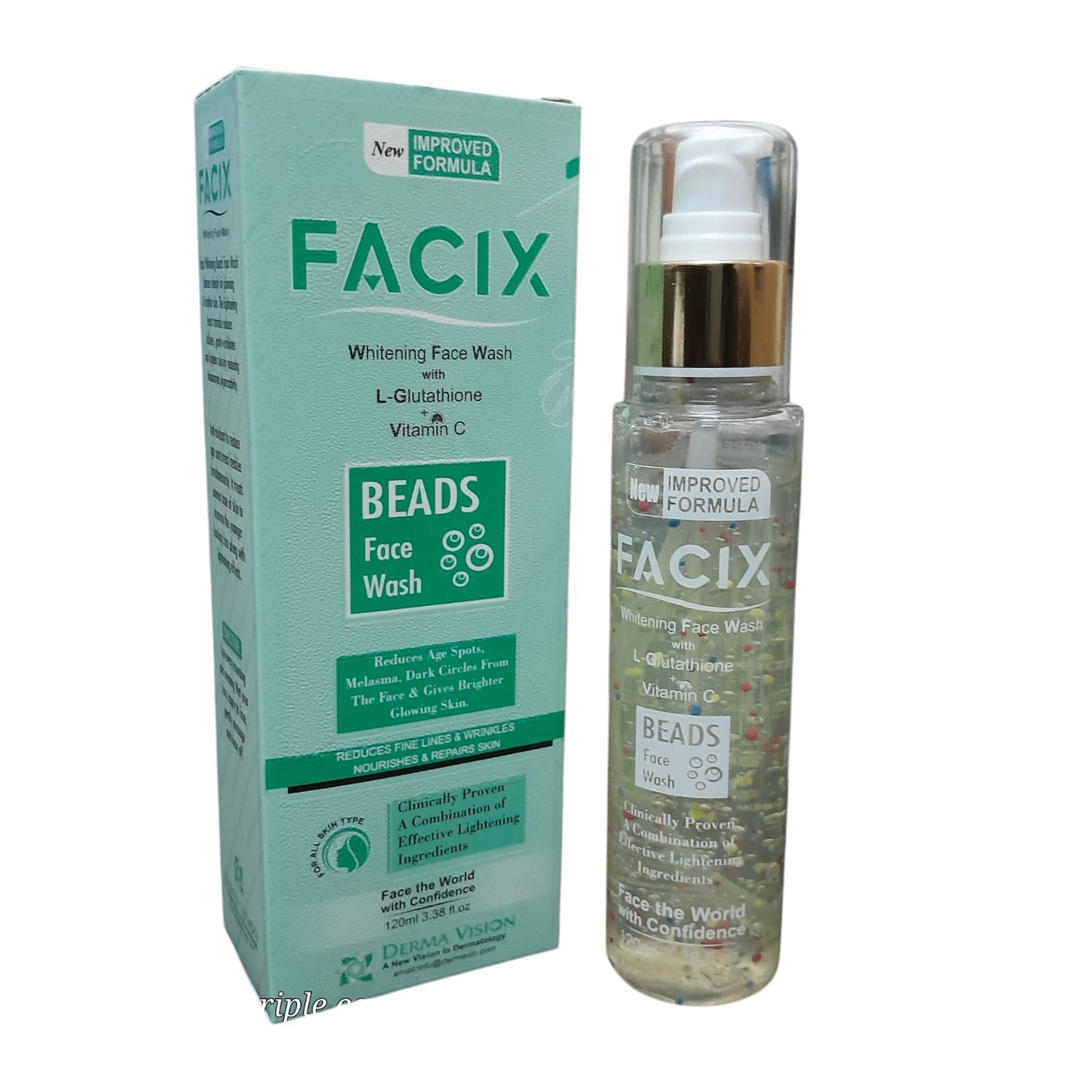 FACIX BEADS WHITENING FACE WASH